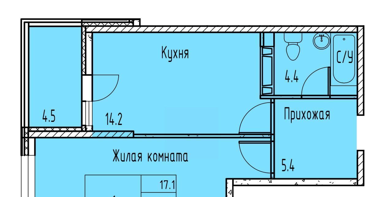 квартира г Ростов-на-Дону р-н Советский ЖК Грей фото 2