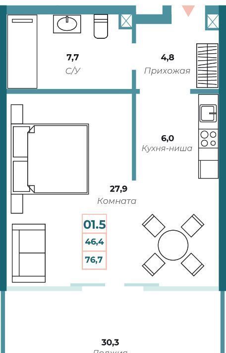 квартира г Алушта ул Набережная 18 фото 1