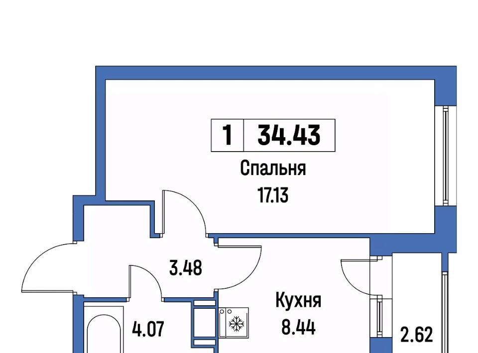 квартира р-н Всеволожский г Мурино ЖК «Урбанист» Девяткино фото 1