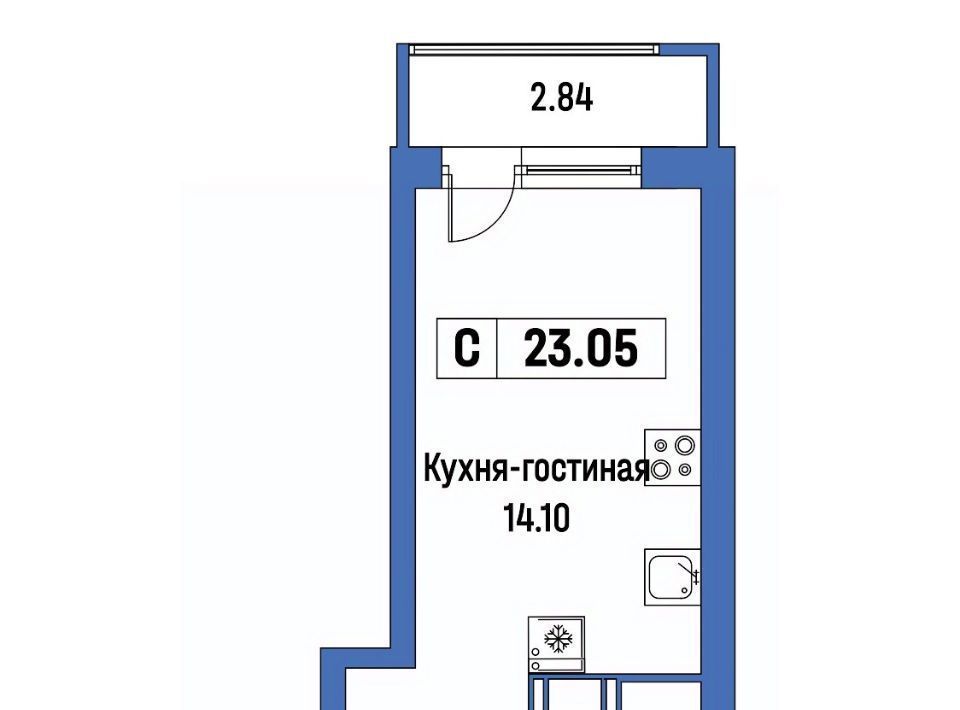 квартира р-н Всеволожский г Мурино ЖК «Урбанист» Девяткино фото 1