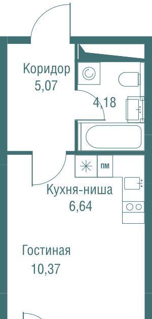 квартира г Одинцово ЖК «Одинбург» Одинцово фото 2