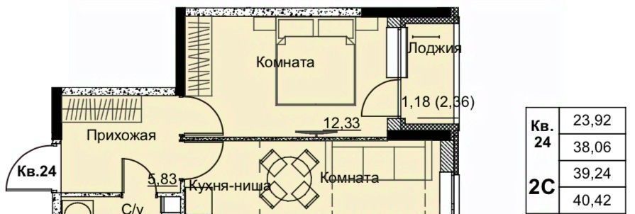 квартира г Ижевск р-н Ленинский Строитель жилрайон, 6-й мкр фото 1