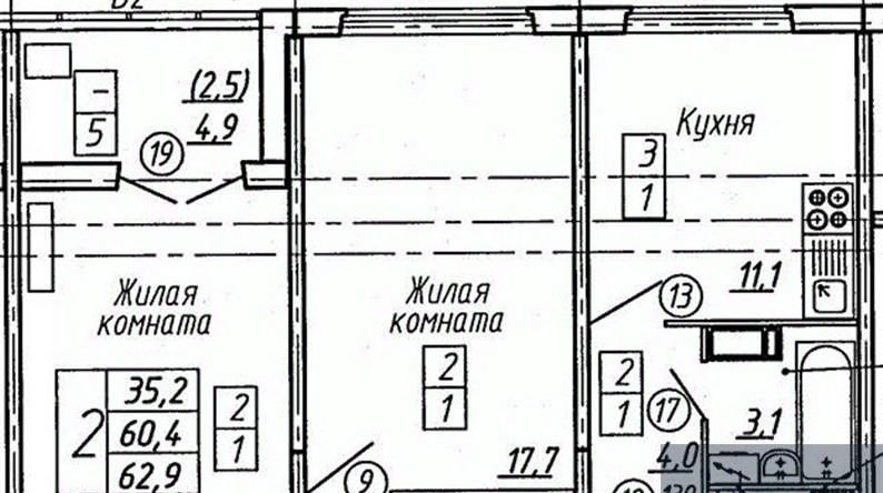 квартира г Воронеж р-н Советский ул Полковника Богомолова 4 фото 1