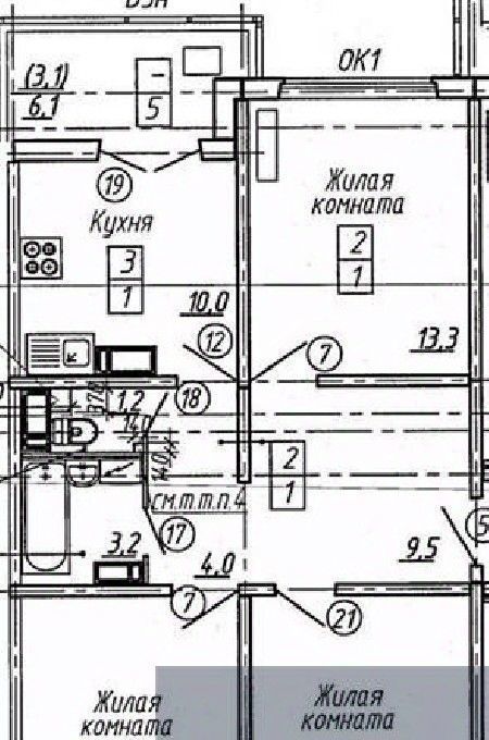 квартира г Воронеж р-н Советский ул Полковника Богомолова 4 фото 1