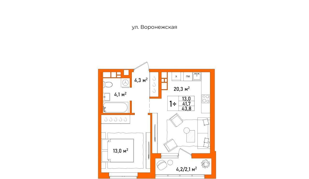 квартира г Хабаровск р-н Железнодорожный Большая-Вяземская кв-л фото 1
