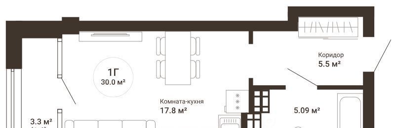 квартира г Екатеринбург Ботаническая ул 2-я Новосибирская 10 фото 1