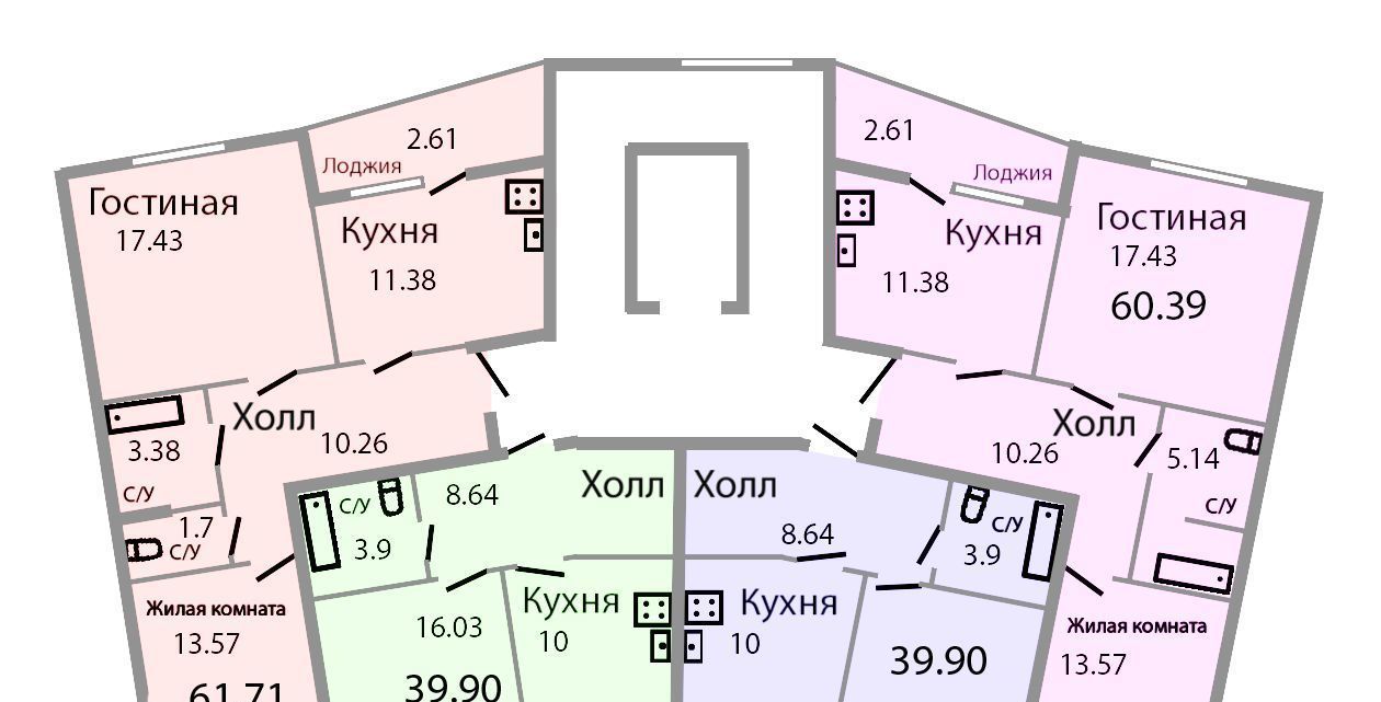 квартира р-н Зеленоградский г Зеленоградск ул Тургенева 16а фото 1