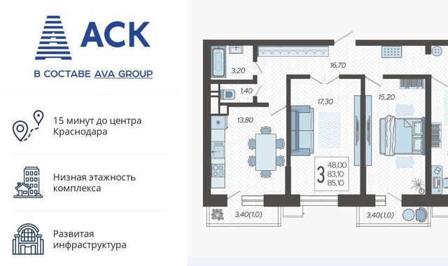 р-н Прикубанский микрорайон 9-й километр дом 115/4 фото