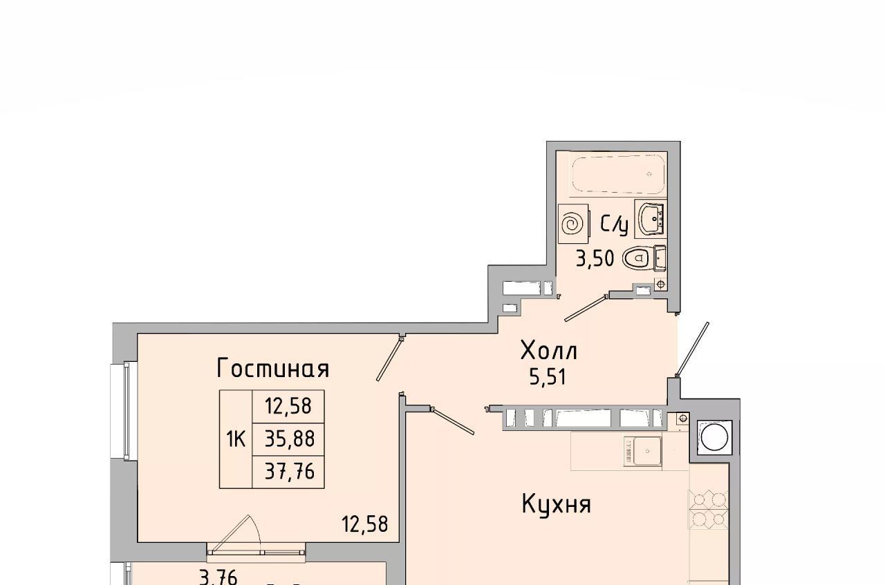 квартира г Батайск ул Ушинского 27ак/3 фото 1
