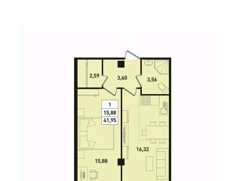 квартира р-н Всеволожский г Мурино ул Шоссе в Лаврики 64к/4 Девяткино фото 1