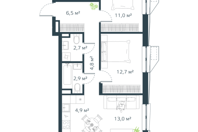 квартира дом 2 фото