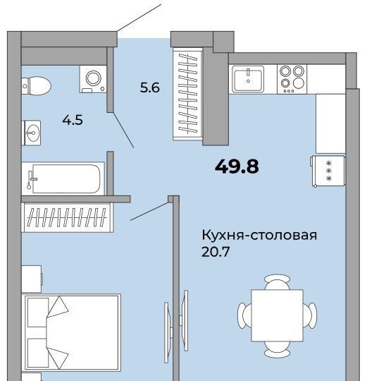 квартира г Екатеринбург Уралмаш ул Орловская фото 1