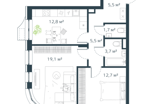 квартира дом 2 фото