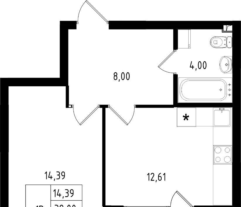 квартира г Казань ул Михаила Миля 4 Казань, Северный Вокзал фото 1