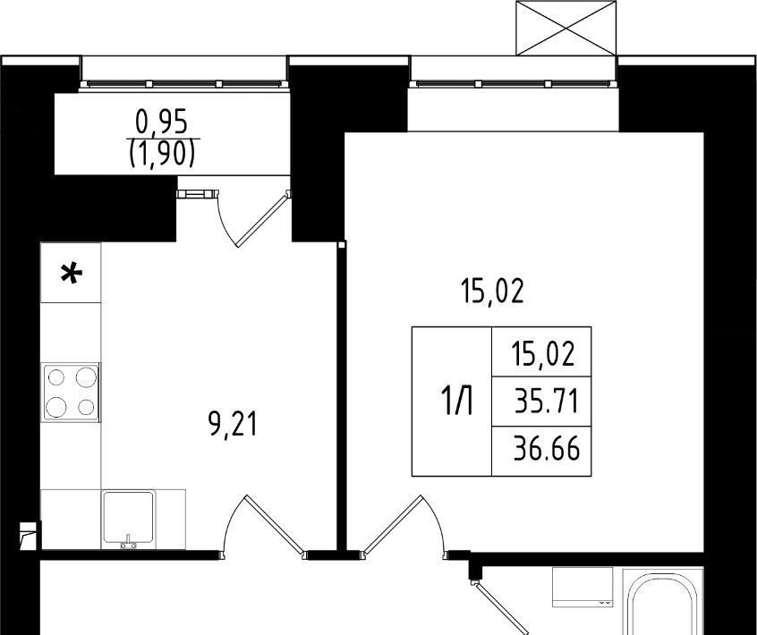 квартира г Казань ул Михаила Миля 3 Казань, Северный Вокзал фото 1