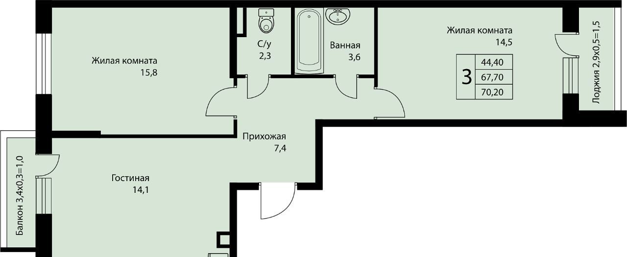 квартира г Краснодар п свх Прогресс п Березовый ЖК Прогресс муниципальное образование фото 1