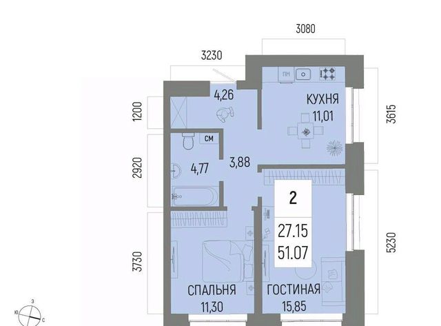 р-н Октябрьский ЖК «Новатор» Глумилино-1 мкр фото