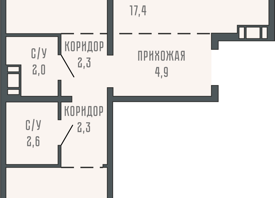 квартира г Курган ул Тимофея Невежина 1а городской округ Курган фото 1