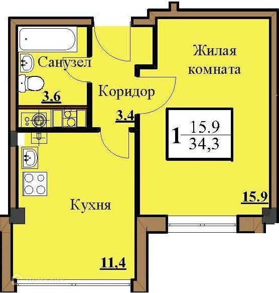 квартира г Ессентуки ул Просторная 36к/7 городской округ Ессентуки фото 1