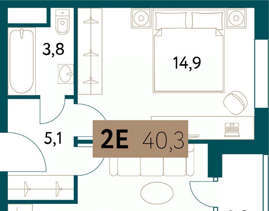 квартира г Москва метро Раменки ул Винницкая 8к/3 фото 1