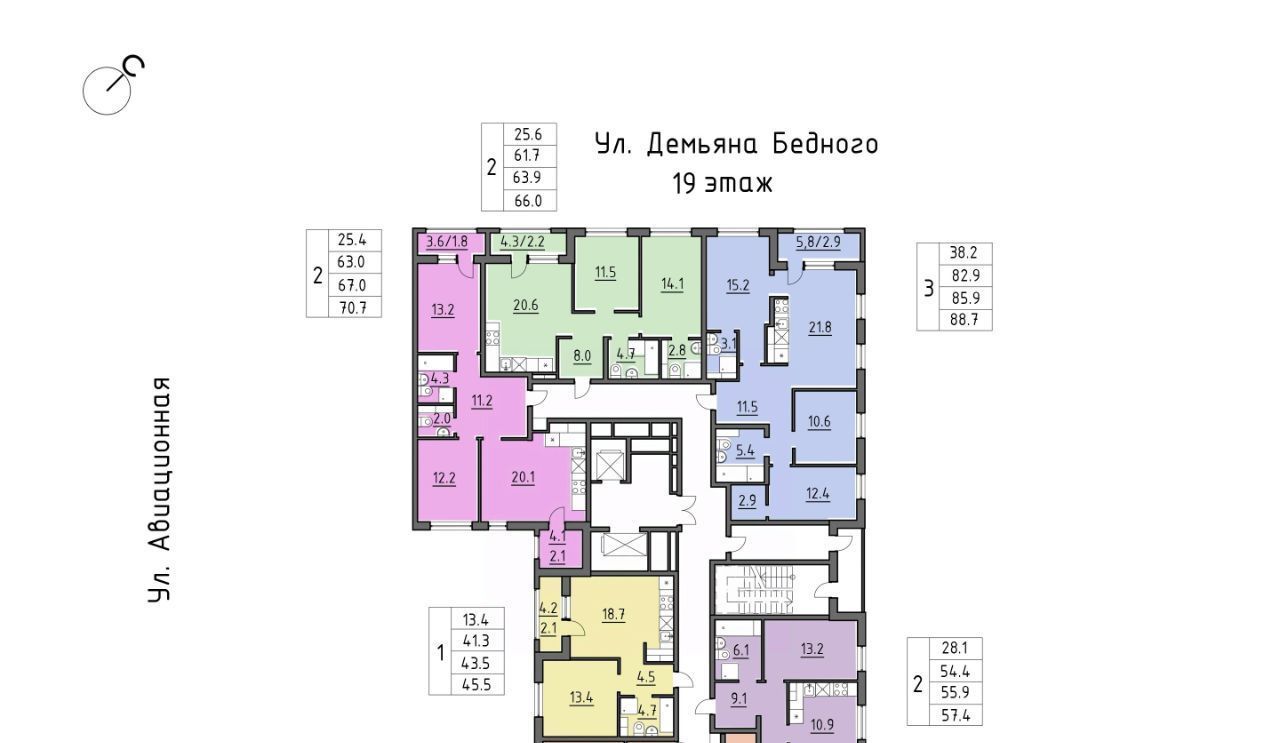 квартира г Хабаровск р-н Железнодорожный ул Демьяна Бедного 10а фото 5