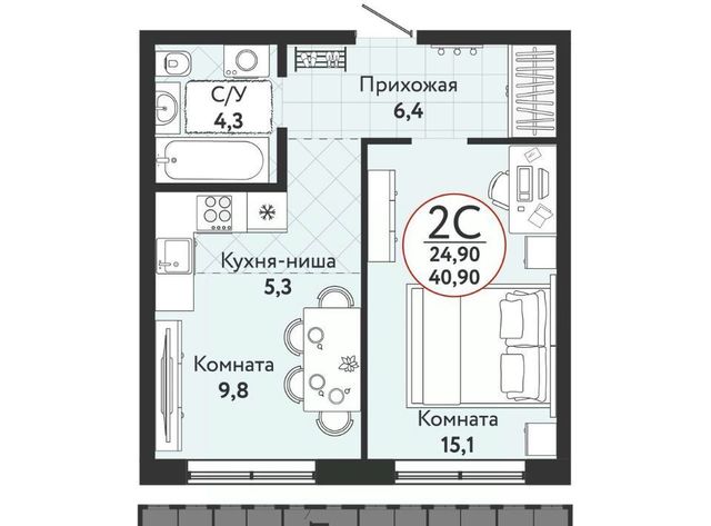 Золотая Нива ЖК «Одоевский» 1 фото