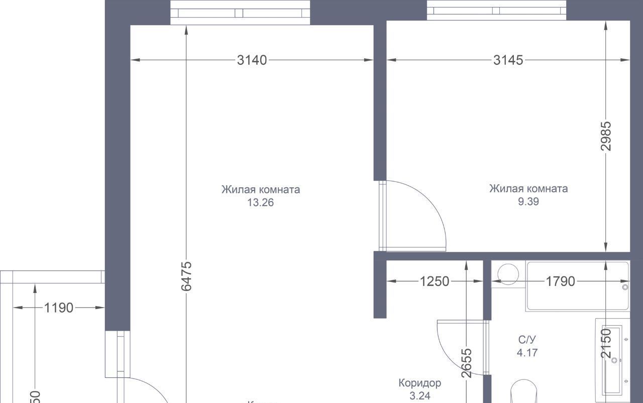 квартира р-н Лаишевский с Усады ЖК Дома у сада 4к/1 Столбищенское с/пос, Дубравная фото 2