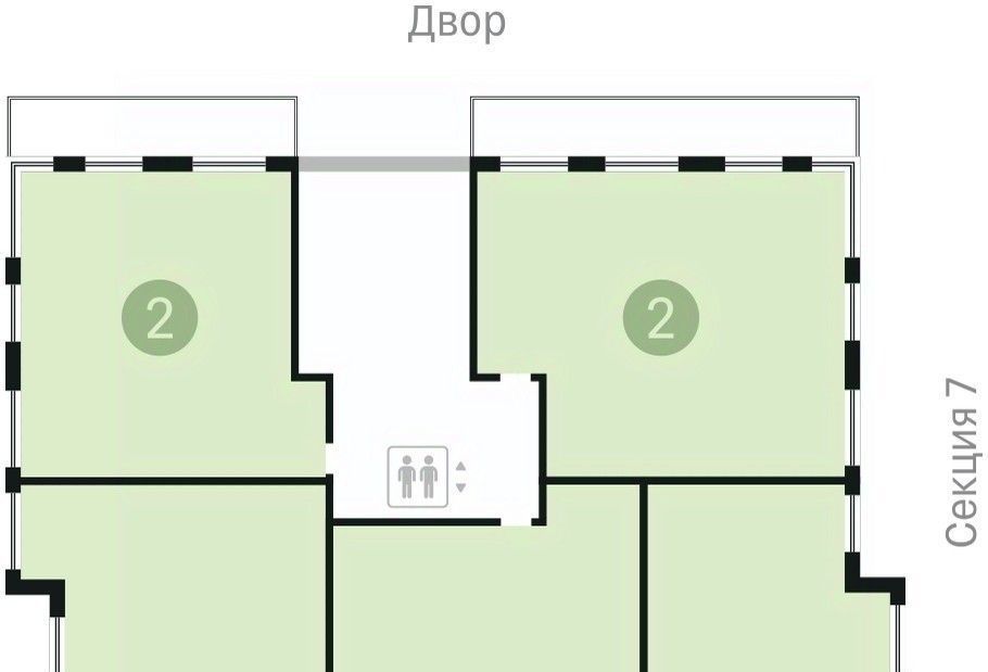 квартира г Новосибирск Аэропорт Заельцовская ЖК Авиатор фото 2