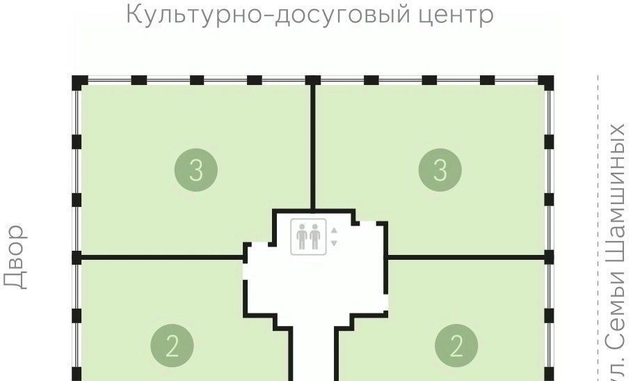 квартира г Новосибирск Маршала Покрышкина ЖК Мылзавод фото 2