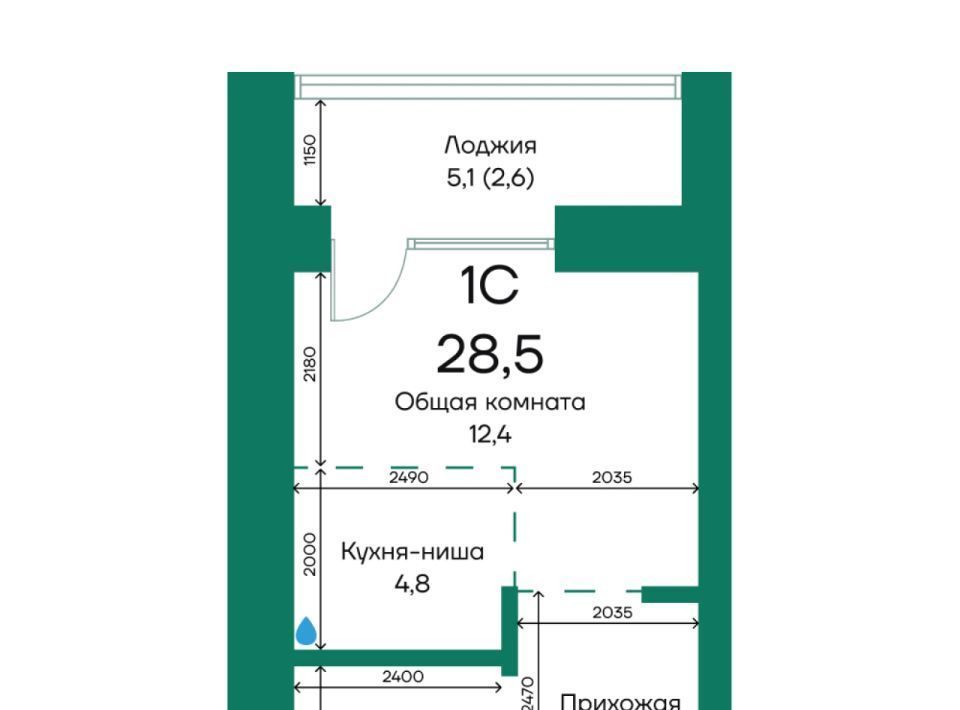 квартира г Барнаул р-н Индустриальный ул Просторная фото 1