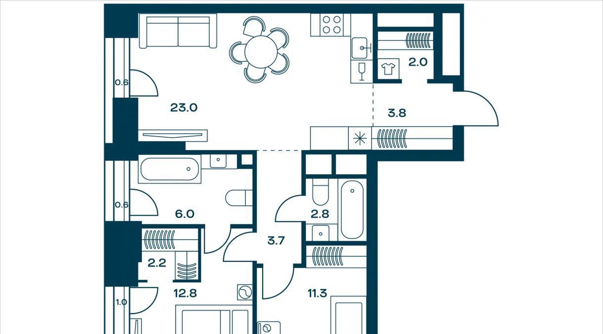 квартира г Москва метро Красный Балтиец ул Часовая 28к/8 фото 1