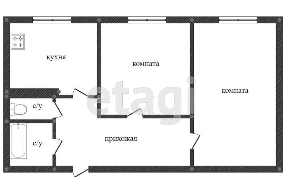 квартира г Сургут ул Маяковского 20/1 Сургутский район фото 1